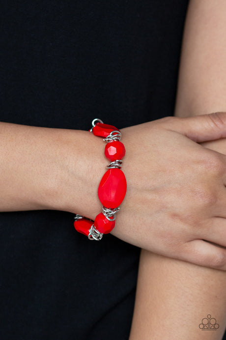 Paparazzi ~ Savor The Flavor ~ Red Bracelet
