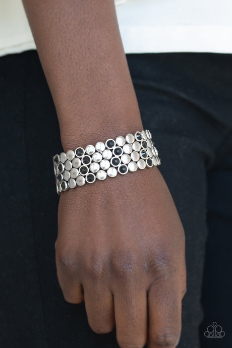 Paparazzi ~ Scattered Starlight ~ Black Bracelet