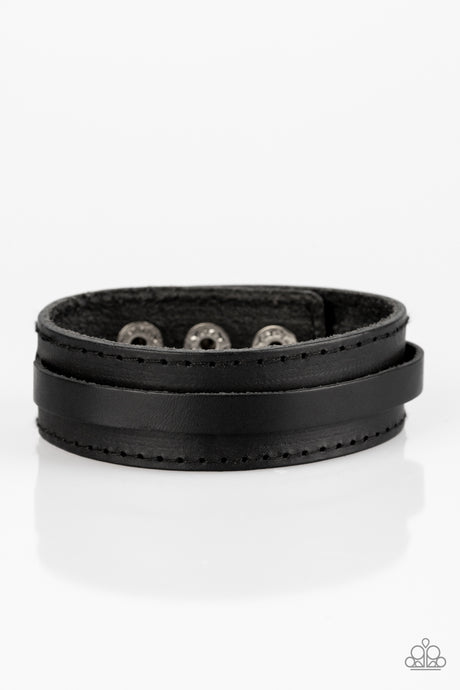 Paparazzi - Scenic Scout - Black Urban Bracelet (Men's)