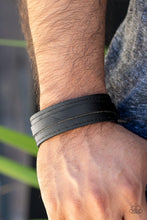 Load image into Gallery viewer, Paparazzi - Scenic Scout - Black Urban Bracelet (Men&#39;s)