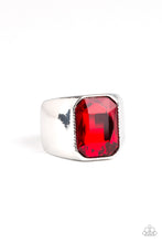 Load image into Gallery viewer, Paparazzi ~ Scholar ~ Men&#39;s Red Ring with Stretchy Band