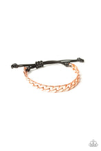 Load image into Gallery viewer, Paparazzi ~ Score! ~ Men&#39;s Copper Urban Bracelet