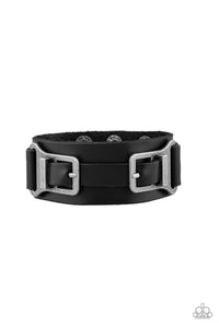 Paparazzi - Scout It Out - Black Urban Bracelet (Mens)