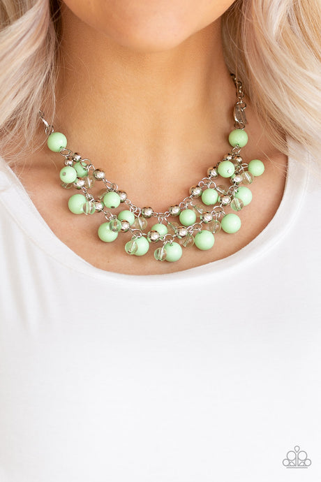 Paparazzi ~ Seaside Soiree ~ Green Necklace Set