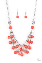 Load image into Gallery viewer, Paparazzi - Seaside Soiree - Orange (Coral) Necklace Set