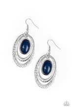 Load image into Gallery viewer, Paparazzi ~ Seaside Spinster ~ Blue Earrings