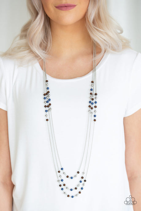 Paparazzi ~ Seasonal Sensation ~ Blue Necklace Set