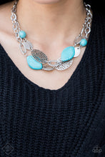 Load image into Gallery viewer, Paparazzi ~ Second Nature ~ Blue Turquoise Necklace Set ( Fashion Fix Exclusive)