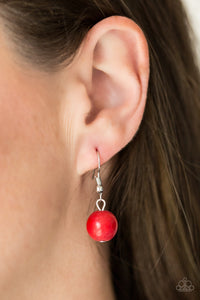 Paparazzi ~ Second Nature ~ Red Necklace Set