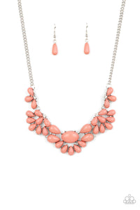 Paparazzi ~ Secret GARDENISTA ~ Pink Necklace Set