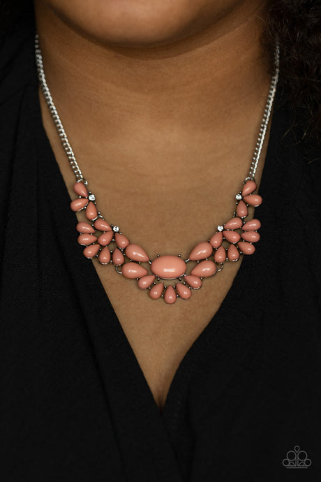 Paparazzi ~ Secret GARDENISTA ~ Pink Necklace Set