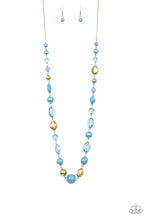 Load image into Gallery viewer, Paparazzi ~ Secret Treasure ~ Blue Necklace Set