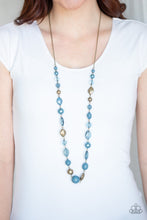 Load image into Gallery viewer, Paparazzi ~ Secret Treasure ~ Blue Necklace Set