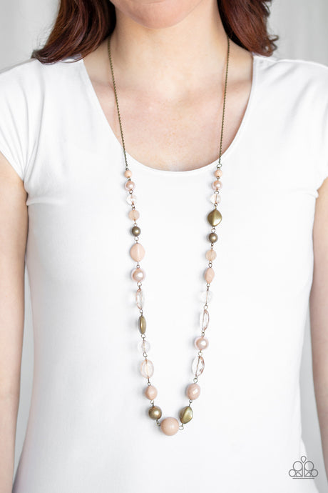Paparazzi ~ Secret Treasure ~ Brown Necklace Set