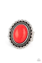 Load image into Gallery viewer, Paparazzi ~ Sedona Soul ~ Red Ring with Stretchy Band