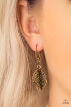 Load image into Gallery viewer, Paparazzi ~ Serenely Sequoia ~ Copper Necklace Set