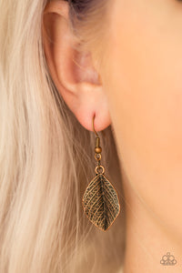 Paparazzi ~ Serenely Sequoia ~ Copper Necklace Set