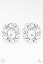 Load image into Gallery viewer, Paparazzi ~ Serious Star Power ~ White Clip-On Earrings
