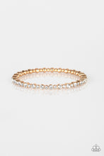 Load image into Gallery viewer, Paparazzi ~ Seven Figure Fabulous ~ Gold Bangle Bracelet