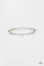 Load image into Gallery viewer, Paparazzi ~ Seven Figure Fabulous ~ White Bangle Bracelet
