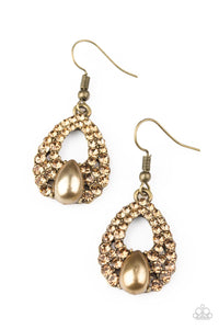 Paparazzi ~ Share The Wealth ~ Brass Earrings