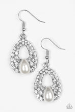 Load image into Gallery viewer, Paparazzi ~ Share The Wealth ~ White Earrings