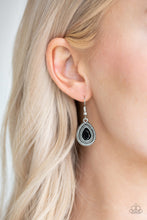 Load image into Gallery viewer, Paparazzi ~ Sheen Queen ~ Black Toggle Necklace Set