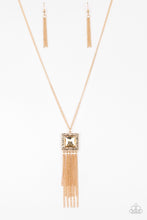 Load image into Gallery viewer, Paparazzi ~ Shimmer Sensei ~ Gold Pendant Necklace Set