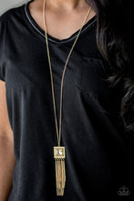 Load image into Gallery viewer, Paparazzi ~ Shimmer Sensei ~ Gold Pendant Necklace Set