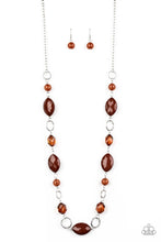 Load image into Gallery viewer, Paparazzi ~ Shimmer Simmer ~ Brown Necklace Set