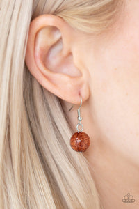 Paparazzi ~ Shimmer Simmer ~ Brown Necklace Set