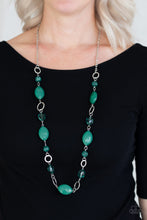 Load image into Gallery viewer, Paparazzi ~ Shimmer Simmer ~ Green Necklace Set