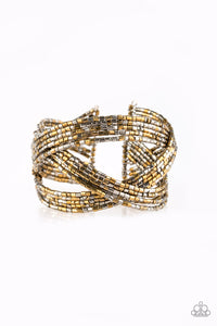 Paparazzi ~ Shooting Stars ~ Multi Seed Bead Cuff Bracelet