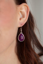 Load image into Gallery viewer, Paparazzi ~ Shop Til You TEARDROP ~ Purple Necklace Set