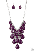 Load image into Gallery viewer, Paparazzi ~ Shop Til You TEARDROP ~ Green Necklace Set