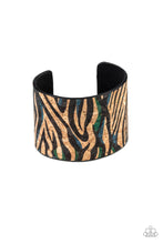 Load image into Gallery viewer, Paparazzi ~ Show Your True Stripes ~ Blue Cuff Bracelet (Life of the Party Exclusive)