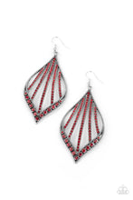 Load image into Gallery viewer, Paparazzi ~ Showcase Sparkle ~ Red Earrings