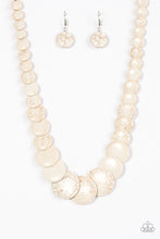 Load image into Gallery viewer, Paparazzi ~ Sierra Mountains ~ White Necklace Set