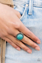 Load image into Gallery viewer, Paparazzi ~ Simply Santa Fe ~ Fashion Fix Complete Trend Blend ~ Turquoise Blue and Silver Necklace Set