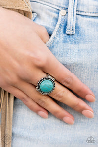 Paparazzi ~ Simply Santa Fe ~ Fashion Fix Complete Trend Blend ~ Turquoise Blue and Silver Necklace Set