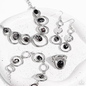 Paparazzi ~ Simply Santa Fe ~ Fashion Fix Complete Trend Blend ~ Black Necklace Set