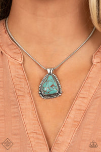 Paparazzi ~ Artisan Adventure ~ Blue Turquoise Necklace and Bracelet Set (Fashion Fix Exclusive)