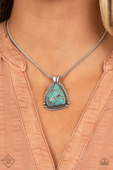 Paparazzi ~ Artisan Adventure ~ Blue Turquoise Necklace and Bracelet Set (Fashion Fix Exclusive)