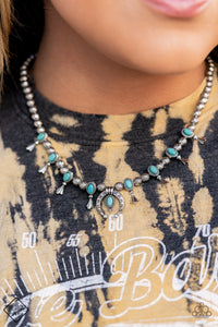 Paparazzi ~ Simply Santa Fe ~ Fashion Fix Complete Trend Blend ~ Turquoise Necklace Set