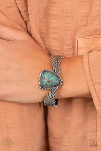 Paparazzi ~ Artisan Adventure ~ Blue Turquoise Necklace and Bracelet Set (Fashion Fix Exclusive)