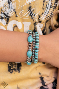 Paparazzi ~ Simply Santa Fe ~ Fashion Fix Complete Trend Blend ~ Turquoise Necklace Set