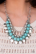 Load image into Gallery viewer, Paparazzi ~ Simply Santa Fe ~ Fashion Fix Complete Trend Blend ~ Blue/Turquoise Necklace Set