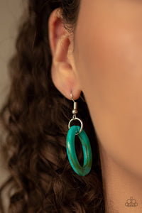 Paparazzi ~ Sizzle Sizzle ~ Blue Acrylic Necklace Set