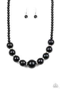 Paparazzi ~ SoHo Socialite ~ Black Necklace Set