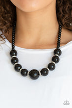 Load image into Gallery viewer, Paparazzi ~ SoHo Socialite ~ Black Necklace Set